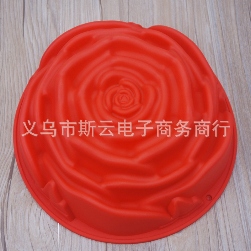 Rose Silicone Cake Mold Flower Mould Cupcake Baking Tool模具 - 图2