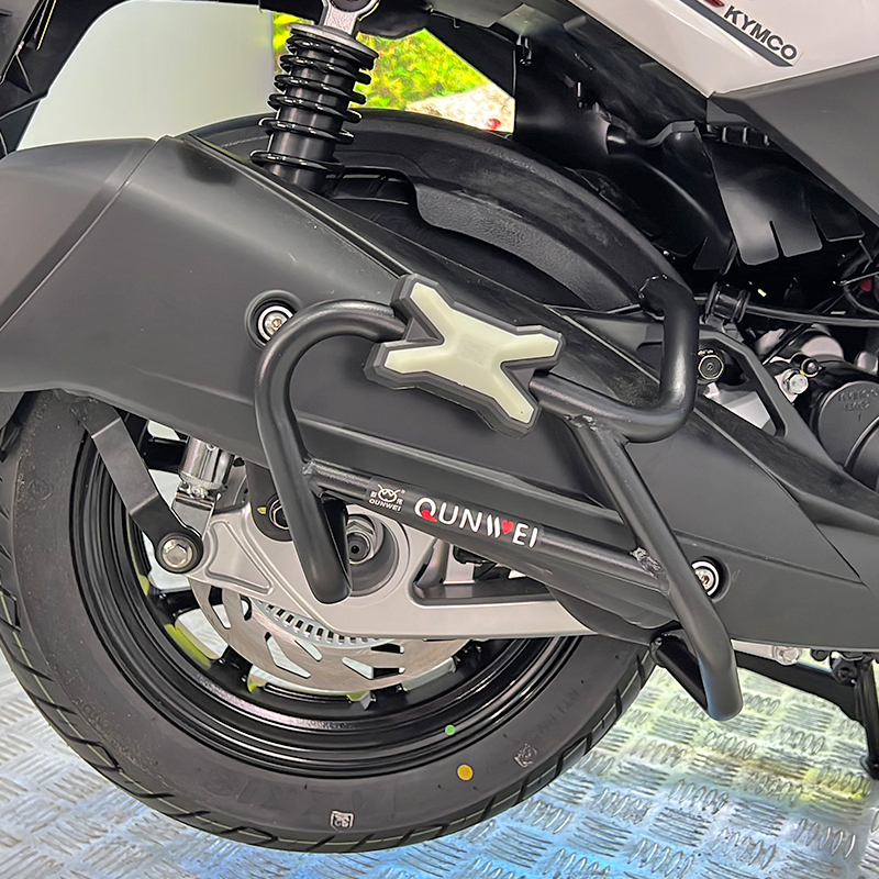 适光阳RKS150/H150消声器护杠RacingX150排气管侧护杠改装配件 - 图2