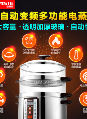 多功能不锈钢变频大容量电蒸锅