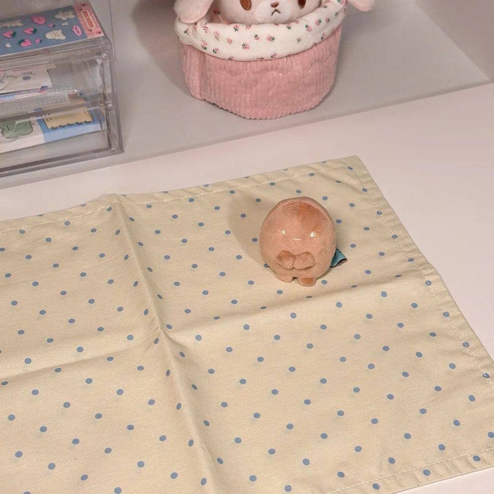 波点韩系棉麻桌垫ins风餐垫古早手账装饰拍照背景布卧室书桌盖布,淘宝优惠券,粉丝福利购,淘宝优惠卷