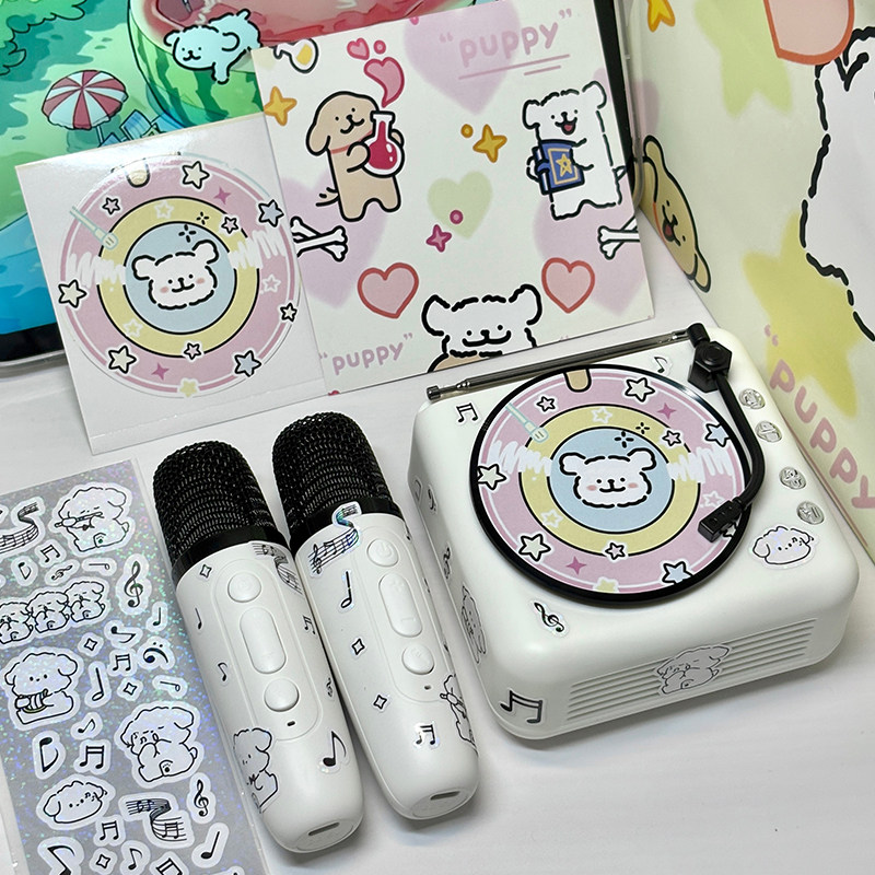 hellokitty话筒蓝牙音箱麦克风唱K音响实用的高级感生日礼物女生,淘宝优惠券,粉丝福利购,淘宝优惠卷