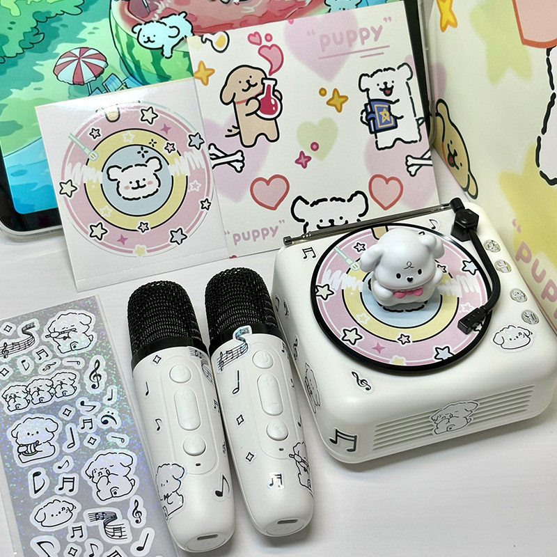 hellokitty话筒蓝牙音箱麦克风唱K音响实用的高级感生日礼物女生,淘宝优惠券,粉丝福利购,淘宝优惠卷