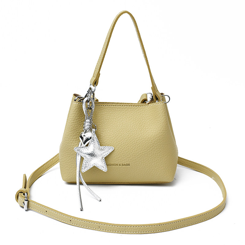 韩系小众设计简约百搭单肩通勤包包女2025夏季新款时尚斜挎水桶包,淘宝优惠券,粉丝福利购,淘宝优惠卷