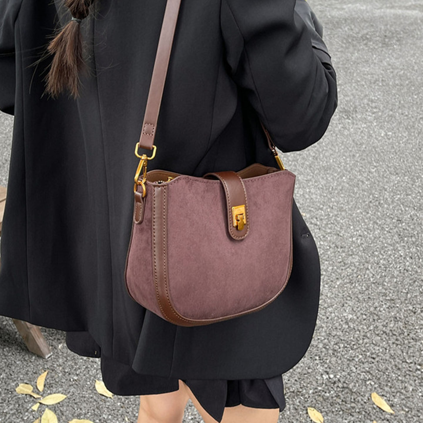 气质时尚精致百搭简约单肩斜挎高级洋气设计感2025秋季女式马鞍包,淘宝优惠券,粉丝福利购,淘宝优惠卷