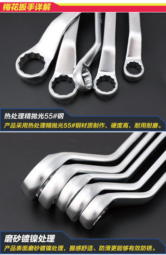 梅花扳手8一1012一14 22一24x27一30一32  13号141617一1918 36mm - 图2