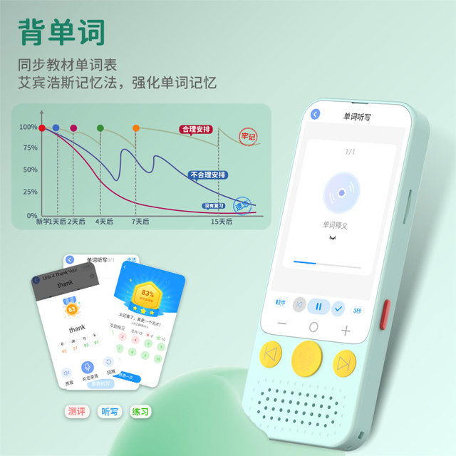 New product 1Z5 English repeater learning machine