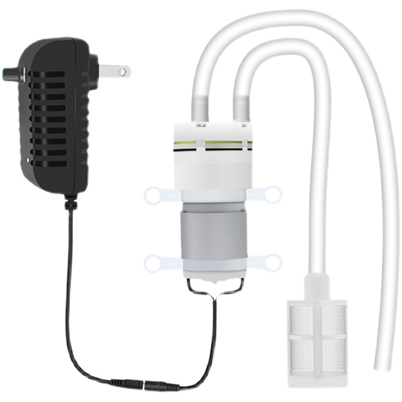 微型直流水泵 6-12V小抽水机泵耐高温100度长寿命自吸泵饮水机-图3