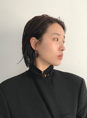 三环路檀木锁骨链男女牛皮绳项链