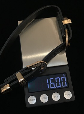 三环路合金皮革颈链女