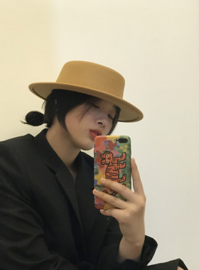 平沿街舞绅士风欧美遮阳防晒帽