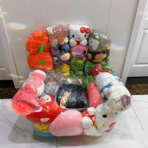 Transparent Sofa Dolls Containing Plastic Inflatable Chair Small Red Book Identical diy stuffed plush dolls deity