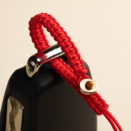 汽车钥匙挂绳手工编织钥匙扣半成品平结活扣吊坠绳子男女DIY配件 - 图3