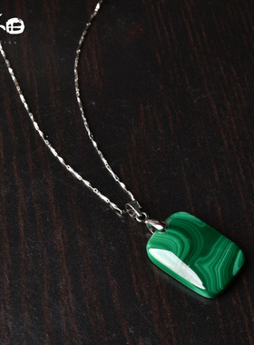 女款雨沐田孔雀石平安无事牌证书