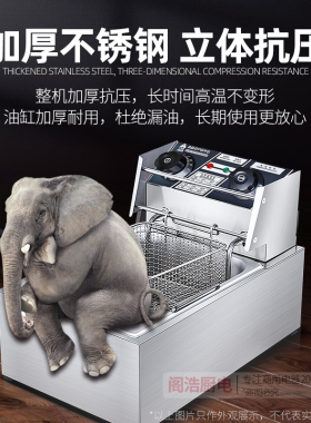 机保5年加厚速热超温保护油炸锅