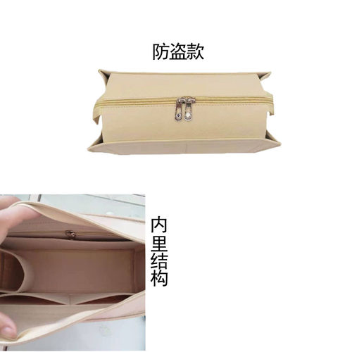 适用GUCCI古驰GG小号托特包内胆包中包唐老鸭内衬包撑拉链收纳 - 图2