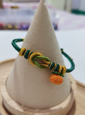 纯手工本命年红绳甜美可爱女