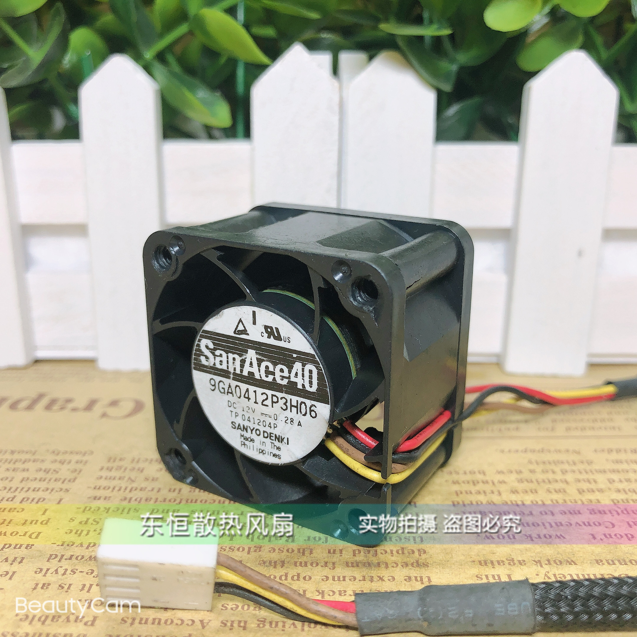 日本三洋12V 0.28A 4028 4CM 9GA0412P3H06 机箱风机/风扇 - 图0