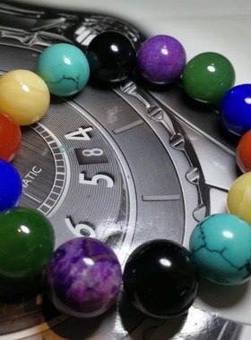 碧玉舒俱来青金石蜜蜡多宝手链