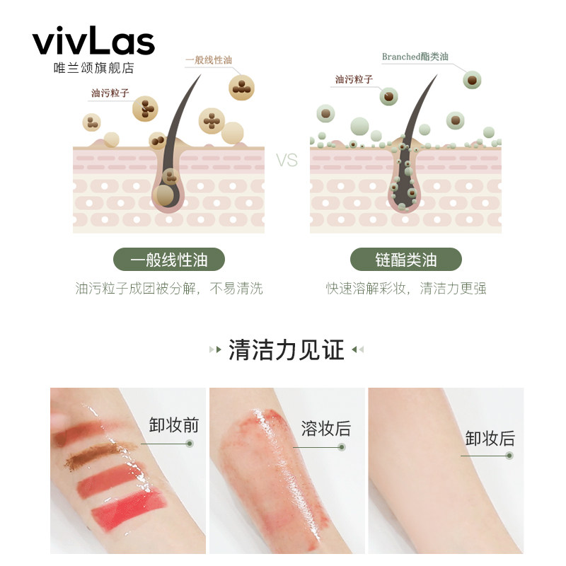 唯兰颂旗舰店官方正品敏感肌女乳膏 vivlas卸妆