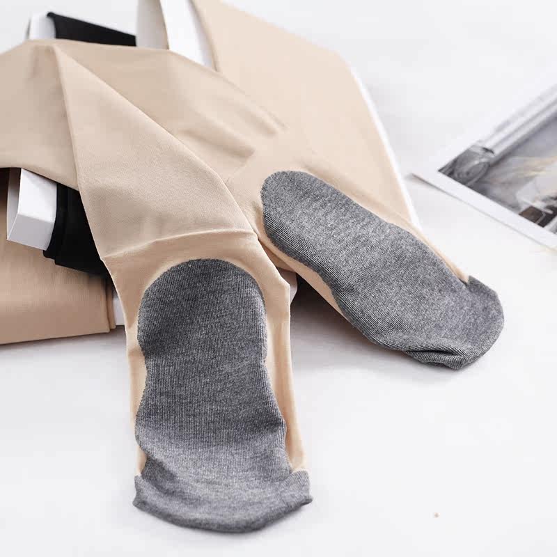 春秋中厚肉肤色天鹅绒防臭 奥依奴短袜/打底袜/丝袜/美腿袜