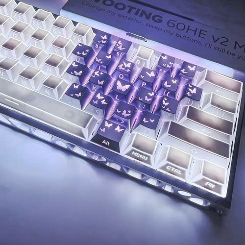 折影键帽rog夜魔/魔导士75/小蜜蜂made68/wooting/迈从ace68/ev63 - 图0