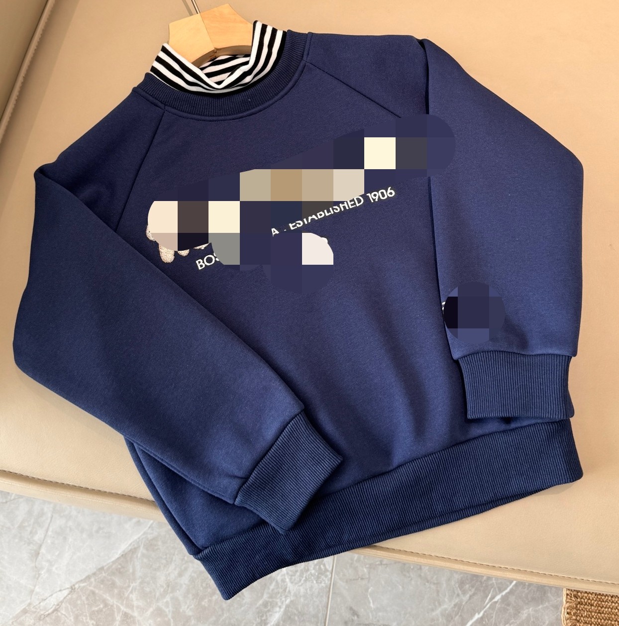 包邮冬季加绒上衣女童装男宝宝保暖中高领原丹绒衫拼色休闲卫衣,淘宝优惠券,粉丝福利购,淘宝优惠卷