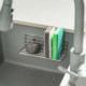 Sponge drain rack Kitchen sink Stainless steel