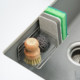 Sponge drain rack Kitchen sink Stainless steel