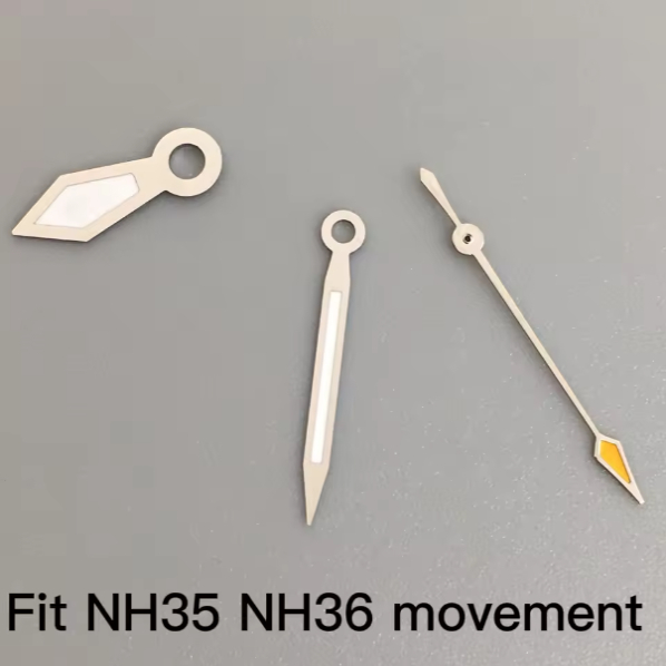 ETA2824 ST2130 NH35表针飞行员黑边卡其色指针MIYOTA DG机芯 - 图3