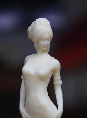 象牙果现代美女摆件中式禅意家居高档客厅茶室办公室创意工艺品