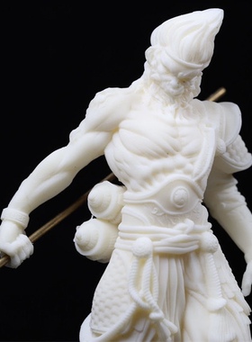 象牙果孙悟空齐天大圣摆件生肖猴子地狱火工艺品家居桌面装饰送礼