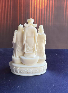 象牙果五路财神摆件财神爷车载工艺品装饰品家居保平安财爷造型