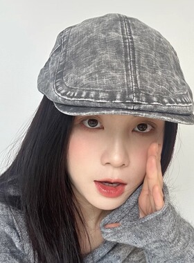 小七家水洗牛仔前进帽出游韩版女