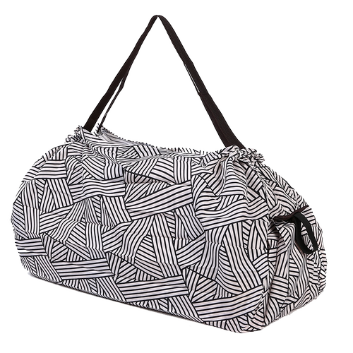 日式超市可折叠环保购物袋便携单肩男女大容量防水买菜包收纳手袋 - 图3