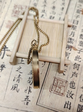 新款圆形精美圆形西藏藏式唐卡外壳盒子空壳嘎乌盒挂件吊坠潮男女