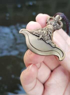 藏传密宗紫铜钺刀随身挂件项坠男女款个性创意吊坠送礼保吉祥平安