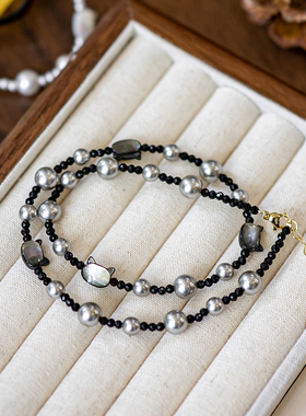 EninJoey施家珍珠串珠轻奢项链女