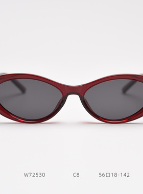 新品TR超轻复古椭圆偏光太阳眼镜潮男女网红时尚街拍猫眼墨镜ins