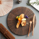 High-end Western cuisine plate flat ceremonial sense tableware