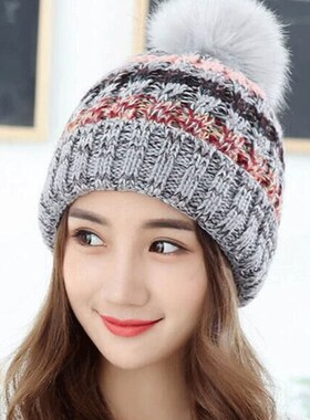 Women Winter Warm Caps Hat Knit Hats Autumn Ladies Cap Hats