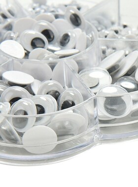 Self Adhasive Plastic Movable Black Googly Eyes 4mm/5mm/6mm
