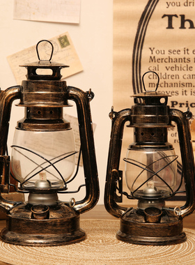 户外复古怀旧风照明挂式煤油灯