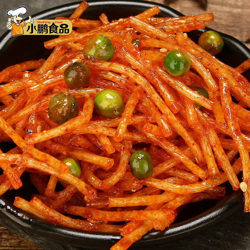 小鹏食品儿时8090后老式麻辣辣条 小鹏食品面筋制品