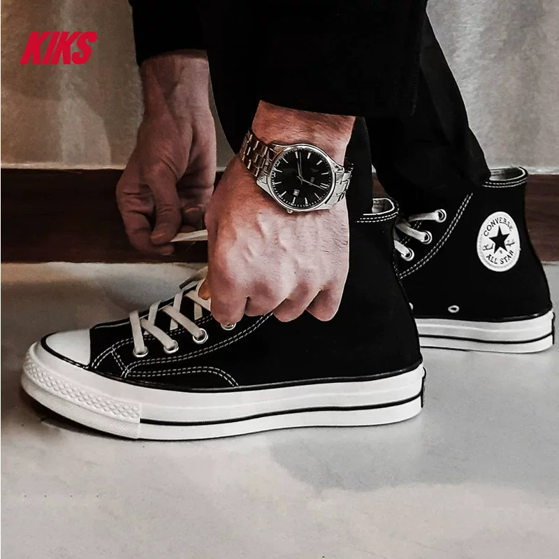 Converse Converse 1970-х Samsung Bid классические мужские канвасовые туфли высокие кроссовки повседневные доска 162050C