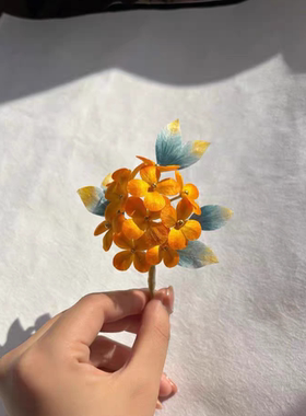 绒花非遗手作饰品国风气质淡雅配饰淑女新中式古韵温柔胸针