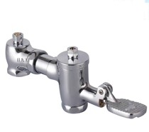 Luxury Full Copper Foot Trampled Squatting Pan Flush Water Tank Horizontal Pedalling Wash Valve Stool Squat Pit Time Lapse Valve