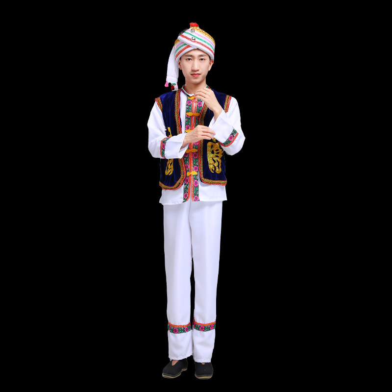 白族女云南大理金花服绣花成人舞蹈 纳澜彩民族服装/舞台装