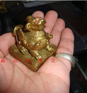 黄铜招财镇宅门厅书房貔貅摆件