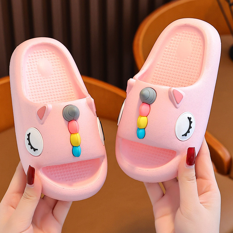 2025新款夏季女童拖鞋可爱eva防滑宝宝家居室内儿童凉拖鞋亲子款