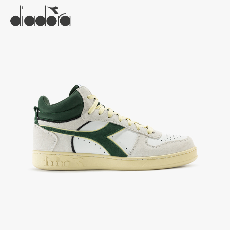 diadora/迪亚多纳官方男女休闲复古做旧板鞋MAGIC BASKET - 图0